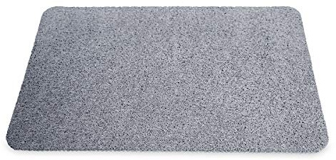 JML Bath Mat Non Slip Anti Mould - Bathroom Mats for Inside the Bath or Shower - Quick Dry Soft Bathmat lets Water Pass Through - Dirt Resistant, No Staining or Discolouring, Hydro Wonder, Grey