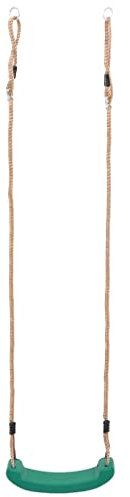 vidaXL Schaukelsitz für Kinder Einstellbare Seillänge Kinderschaukel Brettschaukel Schaukel Gartenschaukel Hängeschaukel Baumschaukel Grün