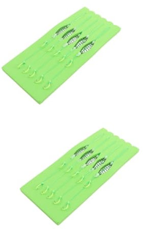 Supvox 10stücke Karpfenangeln Haken Mit Und Doppeltem Haken Anti-verwicklungs-köder Für Effektives Angeln Angelzubehör Hochwertigem