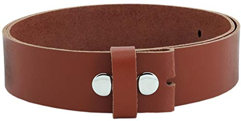 Vascavi ® Wechselgürtel aus Rindsleder, Ledergürtel, 4 cm breit und ca. 0,33 cm stark, Made in Germany, #4-OS1