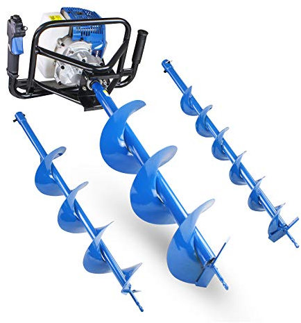 Hyundai HYEA5200X 52cc Petrol Earth Auger, Borer and Drill Blue