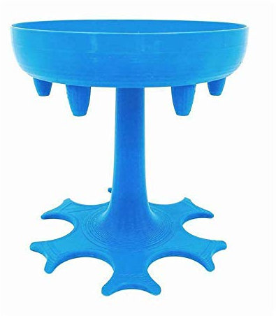 SIX Schnapsglas-Spender, Trinkspiele, Schnapsgläser, Starten Sie mit der Party, tolles Party-Geschenk, Blau, 12,3 x 13,2 cm