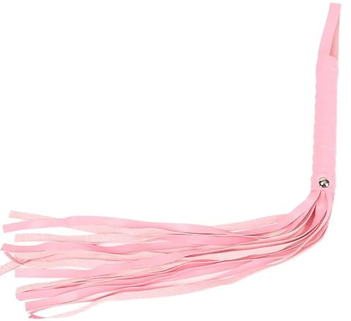 SM sexuelle Peitsche Zurückhaltung auf Kunstleder Ernte Sexspielzeug SM weibliche Charakter Reiten Peitsche Leder Peitsche (rosa)