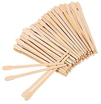 FRCOLOR 1000 Stück Holzwachsspatel-sticks Wachsentferner Wachszubehör Wachsstreifen Wachsstäbe Aus Holz Kleine Wachsstäbchen Nasenwachs Wachs-kit Spachtel Haarentfernungsstift Bambus