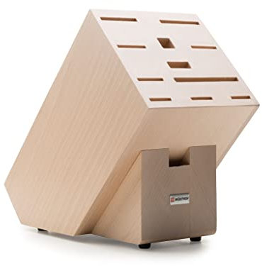 WÜSTHOF 12-Slot European Knife Block, Beech
