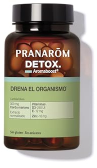 PRANAROM Aromaboost Detox 60 Cápsulas – Cardo Mariano Zinc Vitaminas