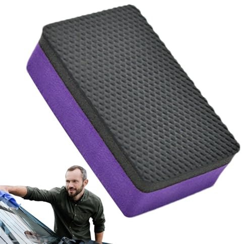 Esponja de descontaminación para coche, esponja de limpieza de nanotecnología, limpieza de pinturas metálicas, tipos de pintura de coche, esponja para ventana interior de coche, esponja interior