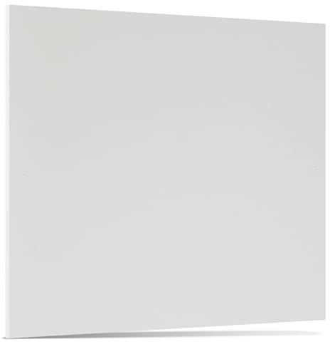 Prima Renovierungs-Systeme Pannello anteriore per lavastoviglie [60 e 45] in 10 colori, per lavastoviglie completamente integrate e parzialmente integrate (bianco, 565 x 444 mm)
