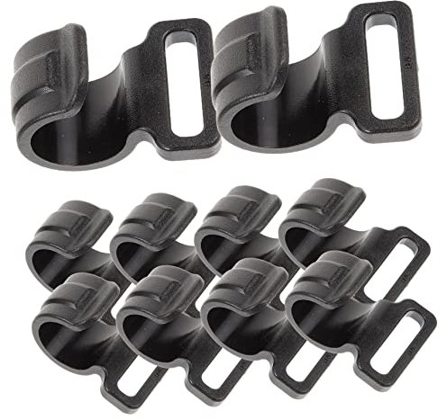 KITANDOVE Clip per da Campeggio All'aperto 10 Pezzi Accessori per Tende Ganci in Plastica per Teloni