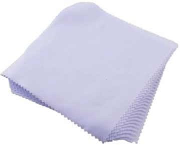 ZGXNYI Reinigungstücher 100 Stück weiß 14 x 14 cm Sublimations-Mikrofaser-Reinigungstuch Brillenputztuch Bildschirm Linsentuch schwarz grau streifenfrei Reinigungstücher(White)