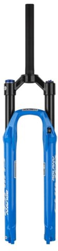 GJYDPU Fourche VTT 27.5/29 Pouces Alliage Magnésium, Tube Droit 1-1/8 Disque 74mm, Blocage Rapide 9x100mm, 120mm Course, Réglage Amortissement, Compatible Gravel/VTT