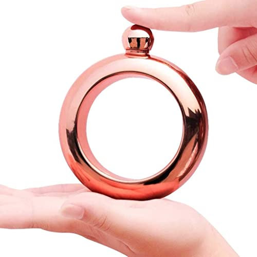 gourde de poche, Bracelet Bracelet Flasque Fait Main Couvercle En Acier Inoxydable Caché Liqueur Vin Flasque Entonnoir Ensemble Cadeau for Femmes Hommes Fête Flasque Filles Croisière Sneak Flask Boozy