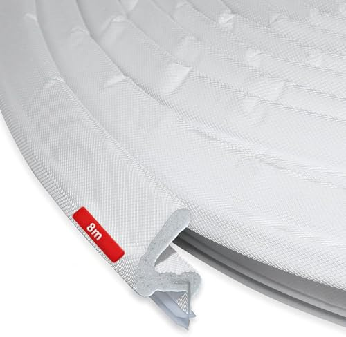 Window and Door Draft Excluder - Weather Stripping Door Seal Strip Soundproof Foam for Door Frame, Large Gap Seal, Noise Cancelling, Easy to Install and Cut to Size