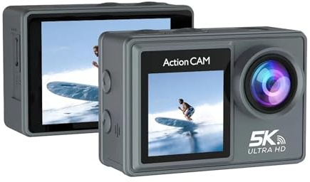 Fotocamera subacquea WiFi 5K 30FPS 48MP aggiornata Ultra HD Touch screen da 2 pollici 30M con batteria ai polimeri di litio 900 mAh