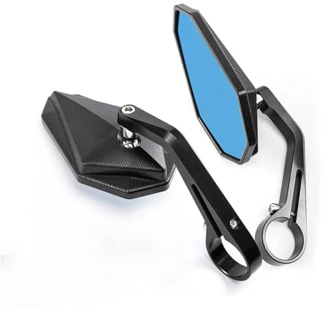 Retrovisore regolabili Specchietto Retrovisore Per Estremità Manubrio Per YAMAHA Tmax530 ​FZR ​XSR900 Estensione Specchietti Retrovisori Laterali Vetro Specchietti Moto Manubrio