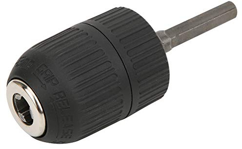 YUKERMARB Adaptador de Portabrocas de Acero para Portabrocas 1 2 20UNF de 2 a 13 Mm con Vástago Hexagonal de 1 Pulgadas Autoajustable para Conversión de Llaves de Impacto de Llaves Eléctricas y
