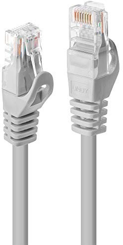 Lindy Cavo Cat.5e U/UTP Grigio, 2m