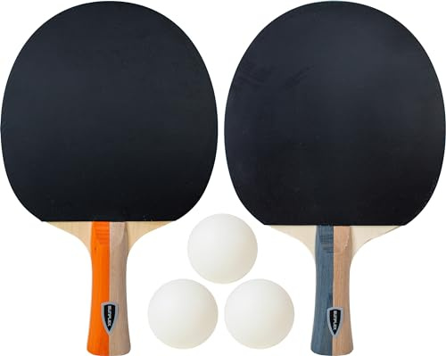 Sunflex Erwachsene Tischtennis-Set Pong Pong, Mehrfarbig, M, 20117
