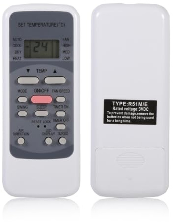 Mando a Distancia R51M/E de Repuesto para Aire Acondicionado, Mando a Distancia Universal para