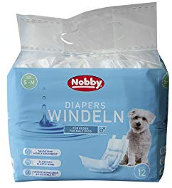 NOBBY - Pañales para perros machos - talla S-M (30 -46cm)