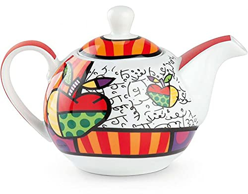Egan Teekanne Kollektion Britto Icons. Artikel aus mehrfarbigem Porzellan. Größe: 12 cm H. Die Referenz ist PBT81S/ME