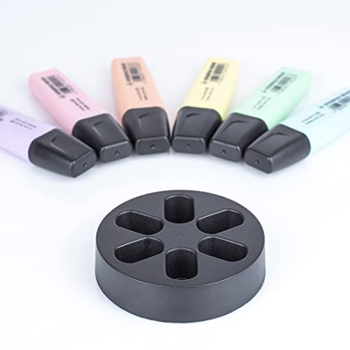 BOXAFLOW Porta evidenziatori da scrivania per Stabilo boss.. Porta penne per scrivania, porta oggetti scrivania moderno. Accessori per scrivania, organizzare scrivania