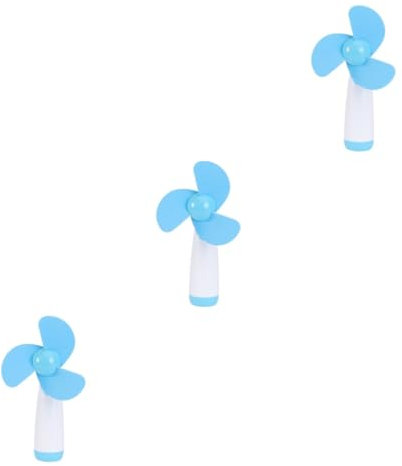 MAGICLULU Taschenventilator Mit Akku 3st Falten Wimpern-fan Tischventilator Usb Batteriebetriebener Weich Lüfter Wimpernfächer Mini-handventilator Gebührenpflichtig Klinge Faltfächer Reisen