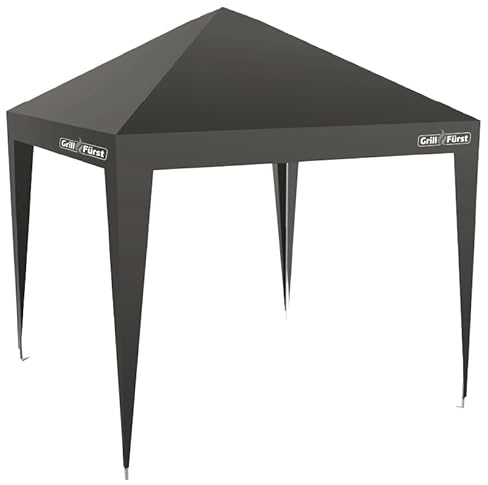 Grillfürst Grillpavillon - wasserdichter Garten-Pavillon, Outdoor-Überdachung, stabile Metallkonstruktion, flammenhemmendes Material, 300 x 300 x 260 cm (L x B x H)