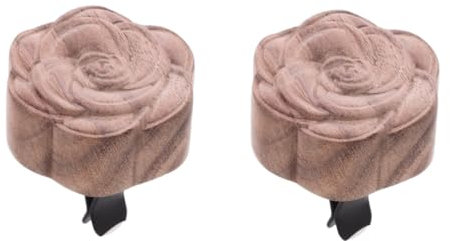 Amosfun 2St Aromatherapie-Holzwaren Diffusor für ätherische Öle Auto-Aroma-Diffusor Diffuser für ätherische Öle für zu Hause Aromazerstäuber Auto-Parfüm-Diffusor natürlich