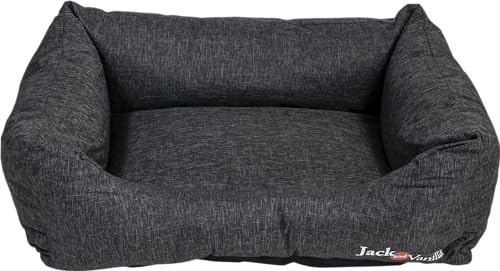 JACK AND VANILLA, Waterproof, Hundesofa, wasserdicht, schwarz, L, 100 x 70 x 26 cm