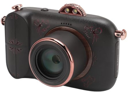 Cámara Digital 5K, Videocámara con Cámara de Vlogging WiFi con Zoom Digital 50X, Cámara de Vídeo Antivibración con Visión Nocturna a Todo Color, Pantalla de 3,5 Pulgadas, para