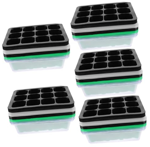 SUPVOX 30pezzi Vassoi Germinazione per Vassoi Avviamento per Indoor Greenhouse Ventilati per Semina Piantine