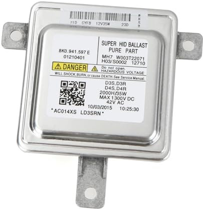 UNCLE LIAO Ballast de Phare xénon HID de Rechange pour Audi A1 A5 S5 A7 S7 RS7 8K0941597 8K0941597C.