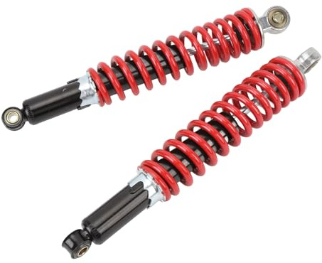 ATV-Stötdämpare, 2 St 350 Mm Stötdämpare 8 Mm Fjäder Universal Passar för Till Dirt Pit-cykel, Fyrhjuling med Metallegeringsmaterial