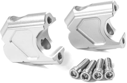 Motorcycle Handlebar Rise For BMW F 800 GS GT F800GT (2012-) F800GS (2007-2017) Adventure （2012-2017）stub Fitting. Riser Extension Adjuster(Silver2)