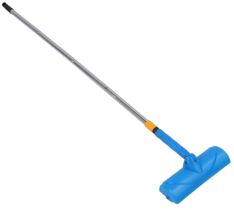 Decumeby Kit Antigoccia per Rullo di Verniciatura per Soffitto, Rullo di Verniciatura per Soffitto da 10, di Antispruzzo Regolabile con Copertura per Porta del