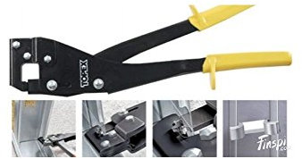 Pinza per assemblaggio profili e montanti in cartongesso Topex art.43E100