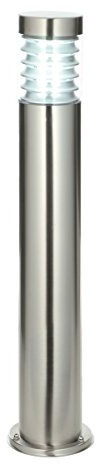 National Lighting Equinox IP44 Rated Bollard Light Outdoor Driveway Patio Mains LED Bollard Lights, Paint Finish Lamp Post 800mm, 60W E27 GLS or LED Equivalent (Bulb not Included)