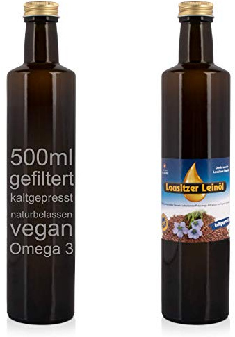 Lausitzer Leinöl (kaltgepresstes Leinöl), 500ml