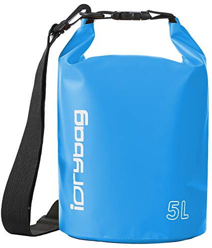 IDRYBAG Trockentaschen für Kajakfahren, wasserdicht, 2L/5L/10L/15L/20L, Kleiner, wasserdichter, schwimmender Trockensack, wasserdichter Trockensack für Paddelboard-Reisen