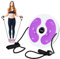 Herefun Twist Waist Disc Balance Board mit Kordelzug, Tailientwister Fitness, Fitnessgerät Drehscheibe, Taille Drehscheibe Hüfttrainer, Massage-Fußsohle Heimfitnessgeräte