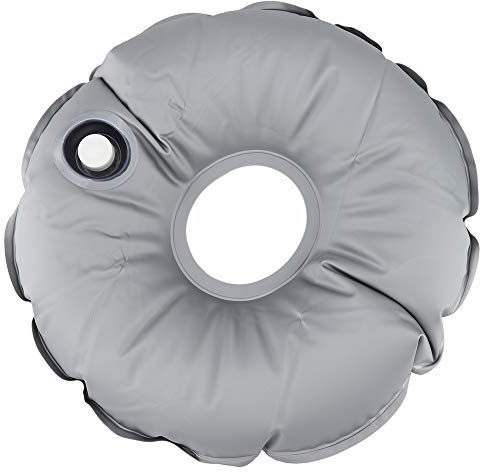 Base per Bandiera, Pesi per Base per Ombrello Rotondi Borsa per Pesi per Ombrello Pieghevole Portatile per Spiaggia Borsa per Pesi con Base per Bandiera con Piume a Sbalzo per Esterni da Spiaggia Riem