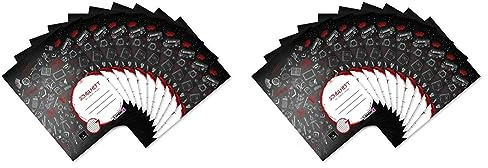 Landre Schulheft A4, 16 Blatt, Lineatur 7, kariert, 10 Stück (Packung mit 2)