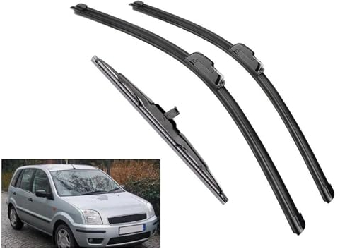 TOYOCC Car Front Rear Wiper Blades Brushes Cutter Accessories J Hook For Ford For Fusion Hatchback 2002-2008 Windshield Wiper