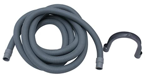 Tofficu 4m Washing Machine Drain Pipe Hose Extended u Shape Holder for Washing Machine Hose Drain Down Outlet Extension Tube Heavy Duty Material Random Style