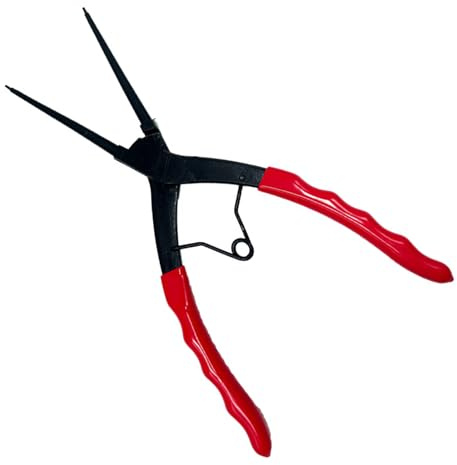 Long Nose Circlip Rings Pliers Removal Tool for Narrow Space High Carbon Steel Comfortable Grip Mechanics and DIYers High Carbon Steel Pliers