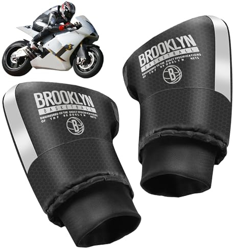 Genérico Manguitos para Manillar de Motos de Nieve | Manoplas de Manillar Resistentes al Viento | Guantes de Agarre para de Motocicleta, Manoplas Impermeables para, Guantes de Ciclismo para b