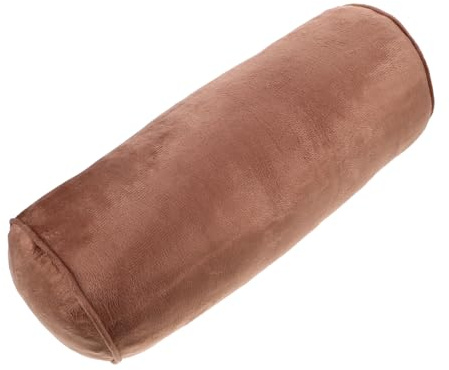 OUNONA Memory Foam Round Cylinder Pillow Rest Cushion for Neck Waist Soft High Elasticity Bed Cushion for Beauty Therapy and Yoga