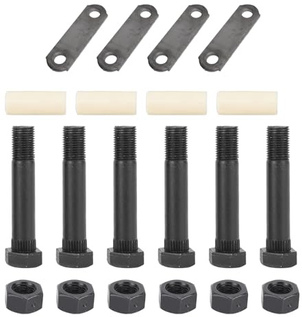 Kuuleyn Trailer Kit de reemplazo de grillete, kit de grillete de trailer de remolque resistente establo en tándem en tándem kit de choque ajustado para doble ojo de ojo 3500 lbs