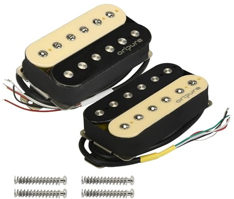 OriPure Alnico 5 Pickup Humbucker mit hoher Leistung Zebra-Set von Tonabnehmern für Hals und Steg